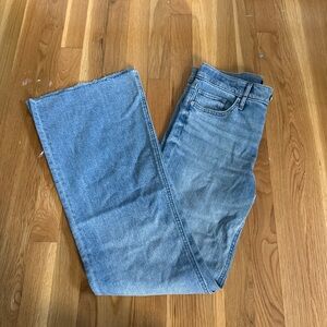 Express Blue Flare & Wide Leg Jeans